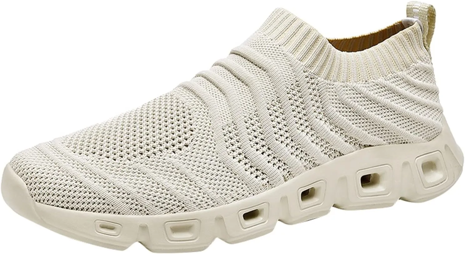 2025 New Men's Hollow Flying Woven Lightweight Breathable Comfortable Decompression Fashion Sneaker Booties for Men