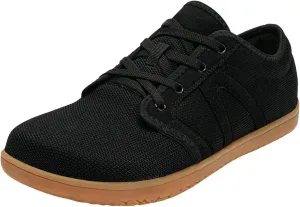 Arch Support Non Slip Minimalist Shoes for Men Breathable Elastic Fly Woven Mesh Sneaker Non Slip Walking Shoes