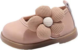 Baby Single Shoes Soft Soled Leather Children's Toddler Shoes Flower Baby Shoes bulk baby clothes