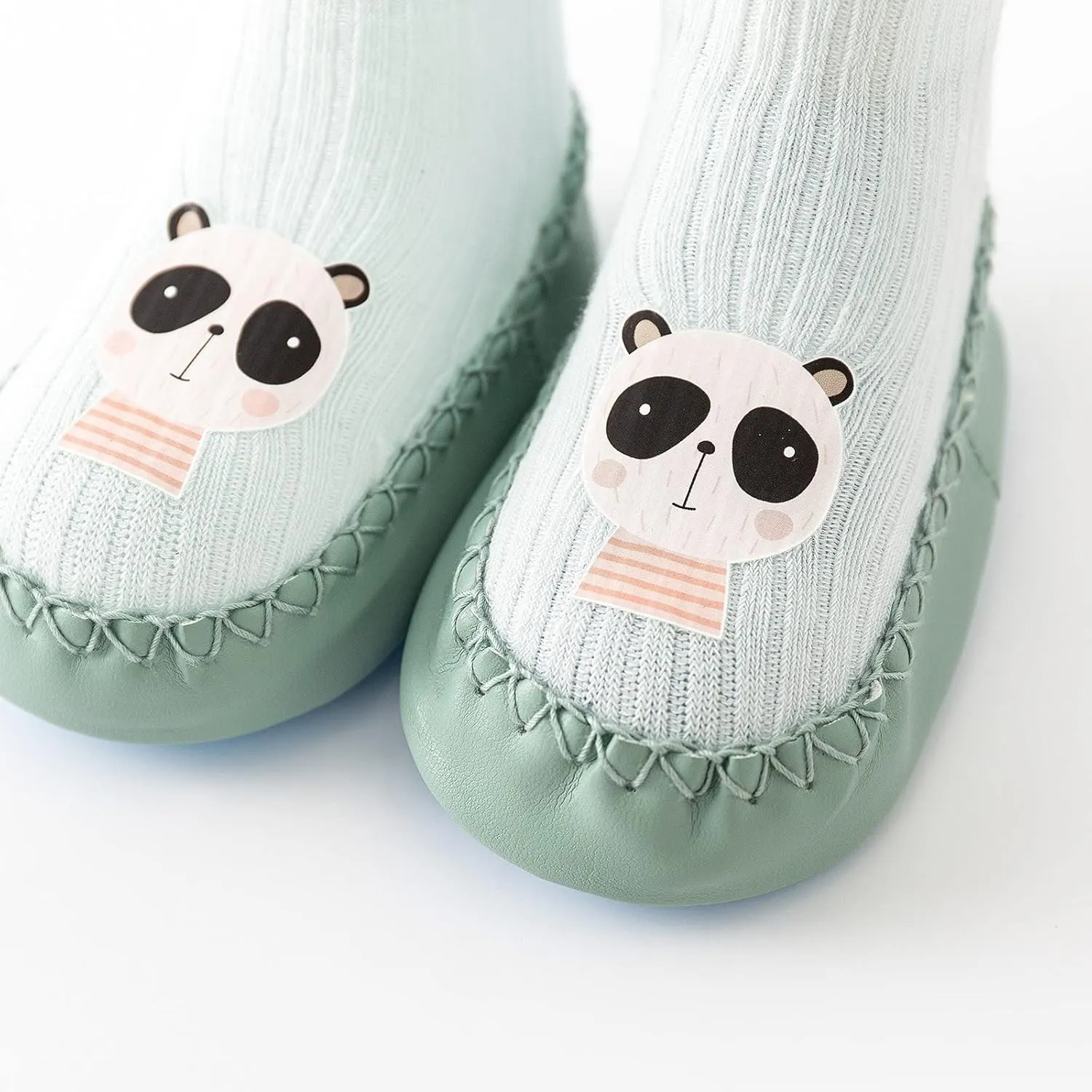 Baby Sock Shoes Infant Boys Girls Walking Shoes Non-Slip Breathable Slippers Soft Rubber Sole Slip On Sneakers