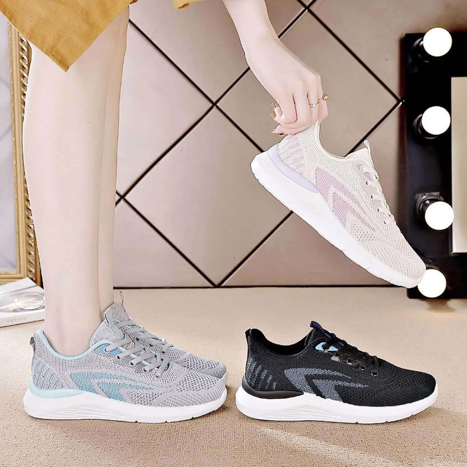 Black Platform Sneakers for Women Dressy Slip On Shoes Women Wide Width Black Shoes Women Sneakers Dressy Womens Tennis Shoes 7.5 Lace Up Zapatillas OrtopéDicas para Caminar De Mujer para Salir