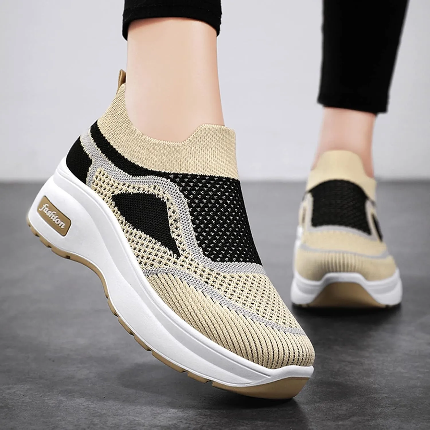 Black Slip Ons Women Sneakers Zapatos para Trabajo De Mujer Black Shoes Women Dressy Flats Womens Sneakers Size 6.5 Wide Women Work Shoes Slip On Non Slip Black Size 10 Wide Width