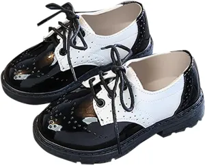 Boys Girls Dress Shoes Kids School Uniform Formal Casual Oxfords for Toddler Little Kid Tea Party Dresses for Girls