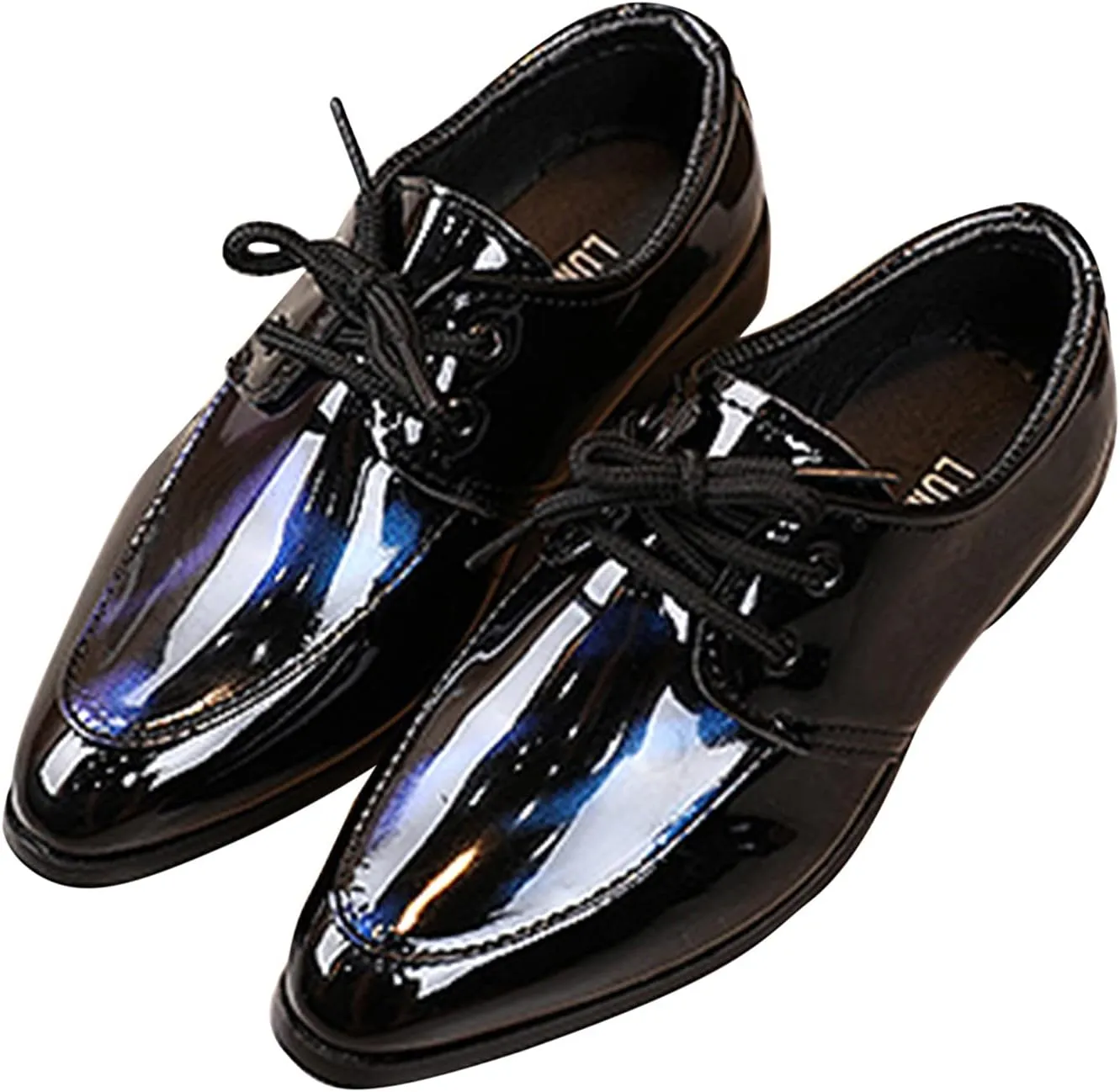 Boys Lace-up Formal Dress Shoes Wedding Footwear School niform Shoes Comfort Loafer Flat xford Dress Shoes