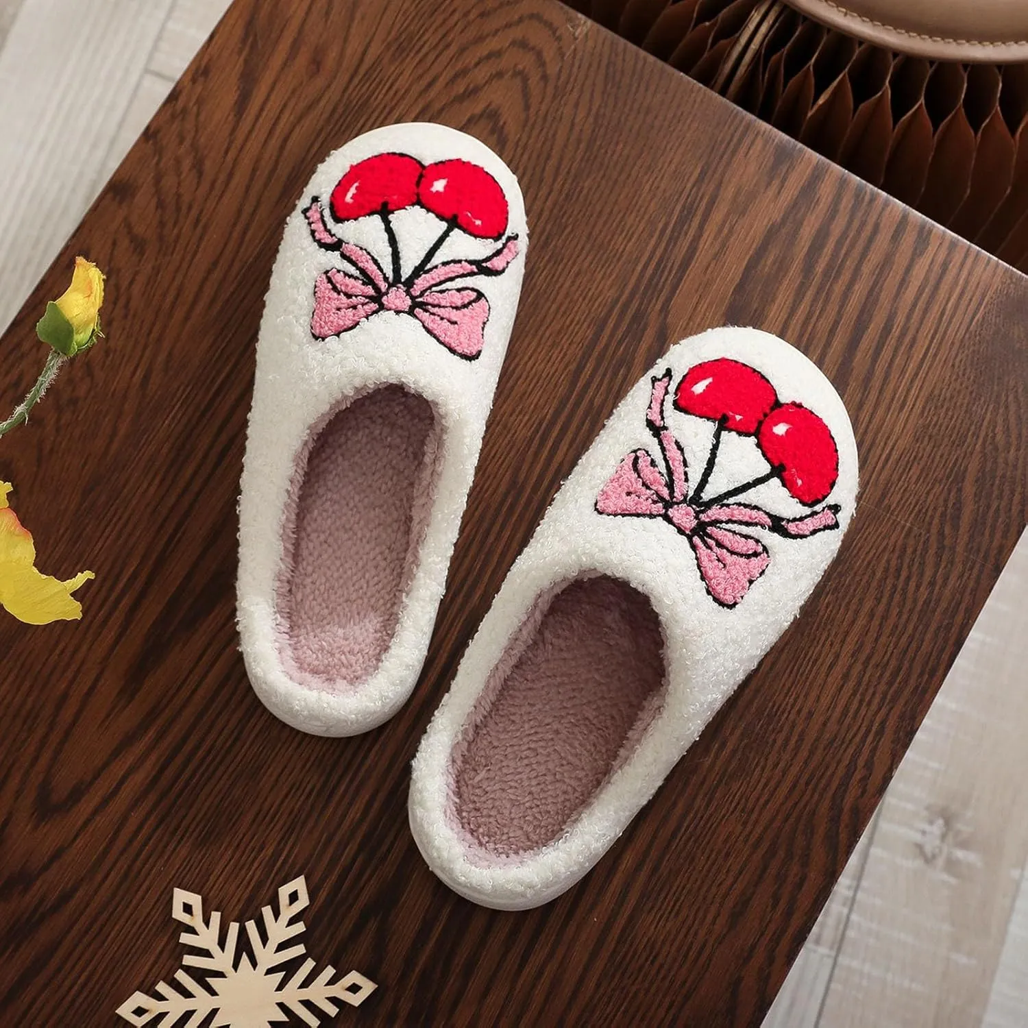 Christmas Cotton Slippers For Men And Women Party Supplies Men And Women Home Slippers Cozy Indoor Outdoor
