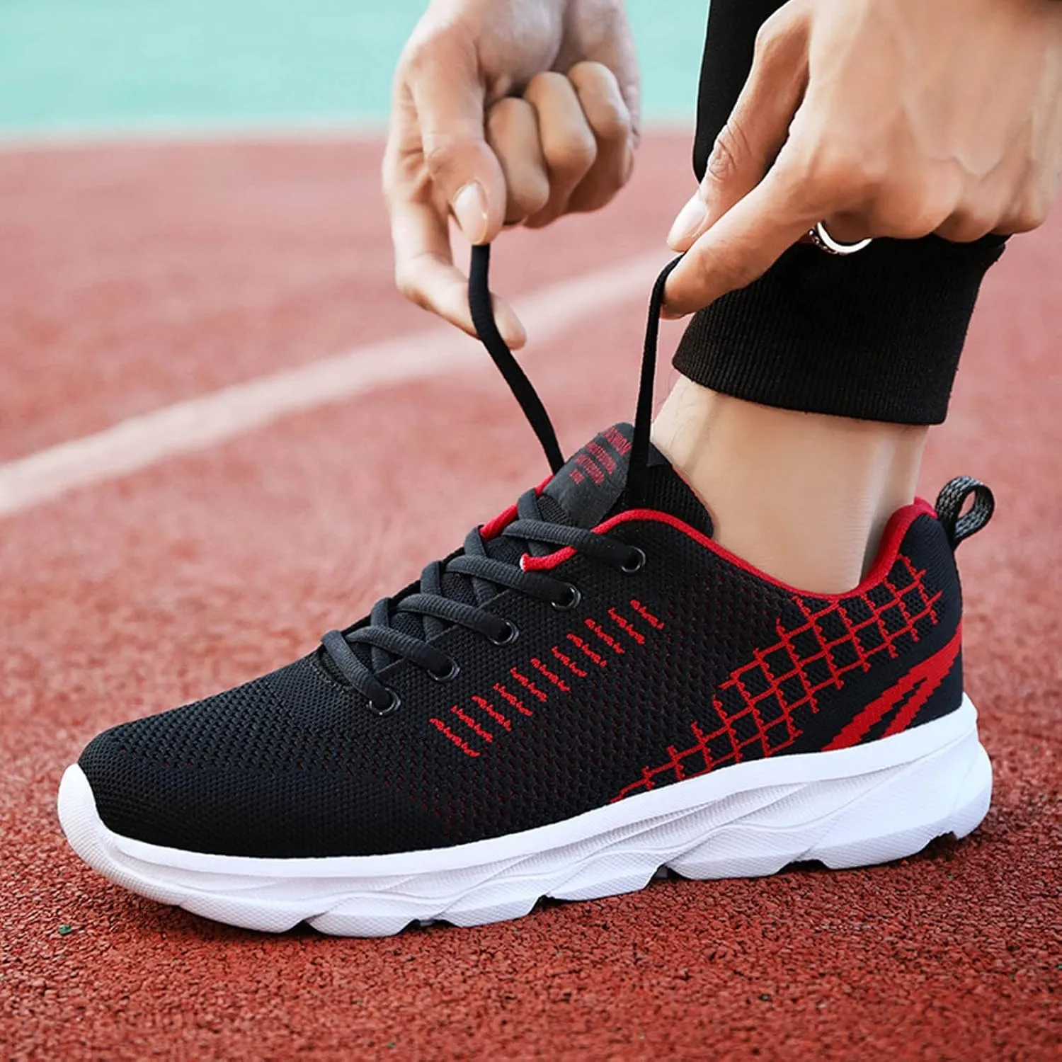 Comfortable Fashion Shoes Lace-up Men's Sports Breathable Lightweight Running Sneaker for Men