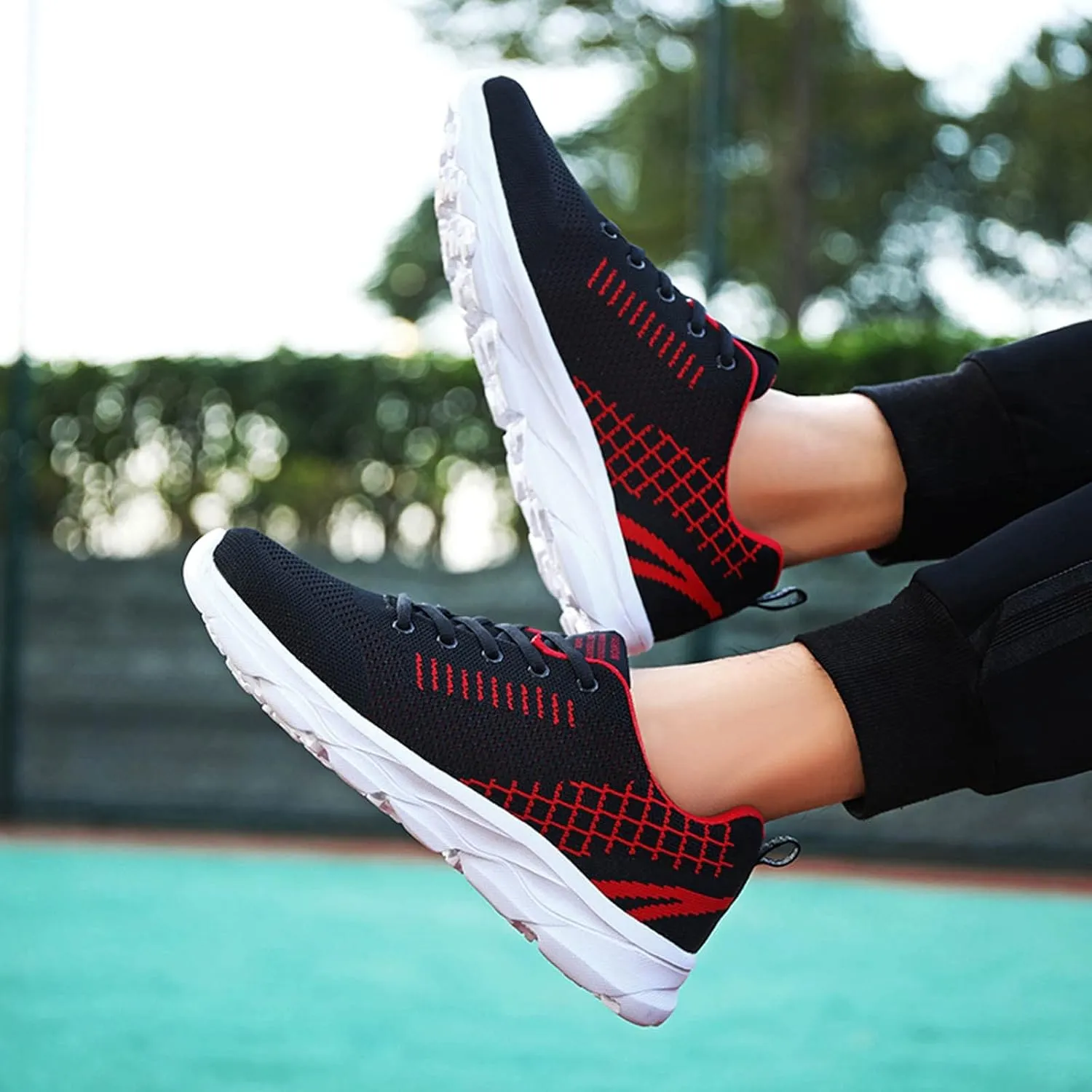 Comfortable Fashion Shoes Lace-up Men's Sports Breathable Lightweight Running Sneaker for Men