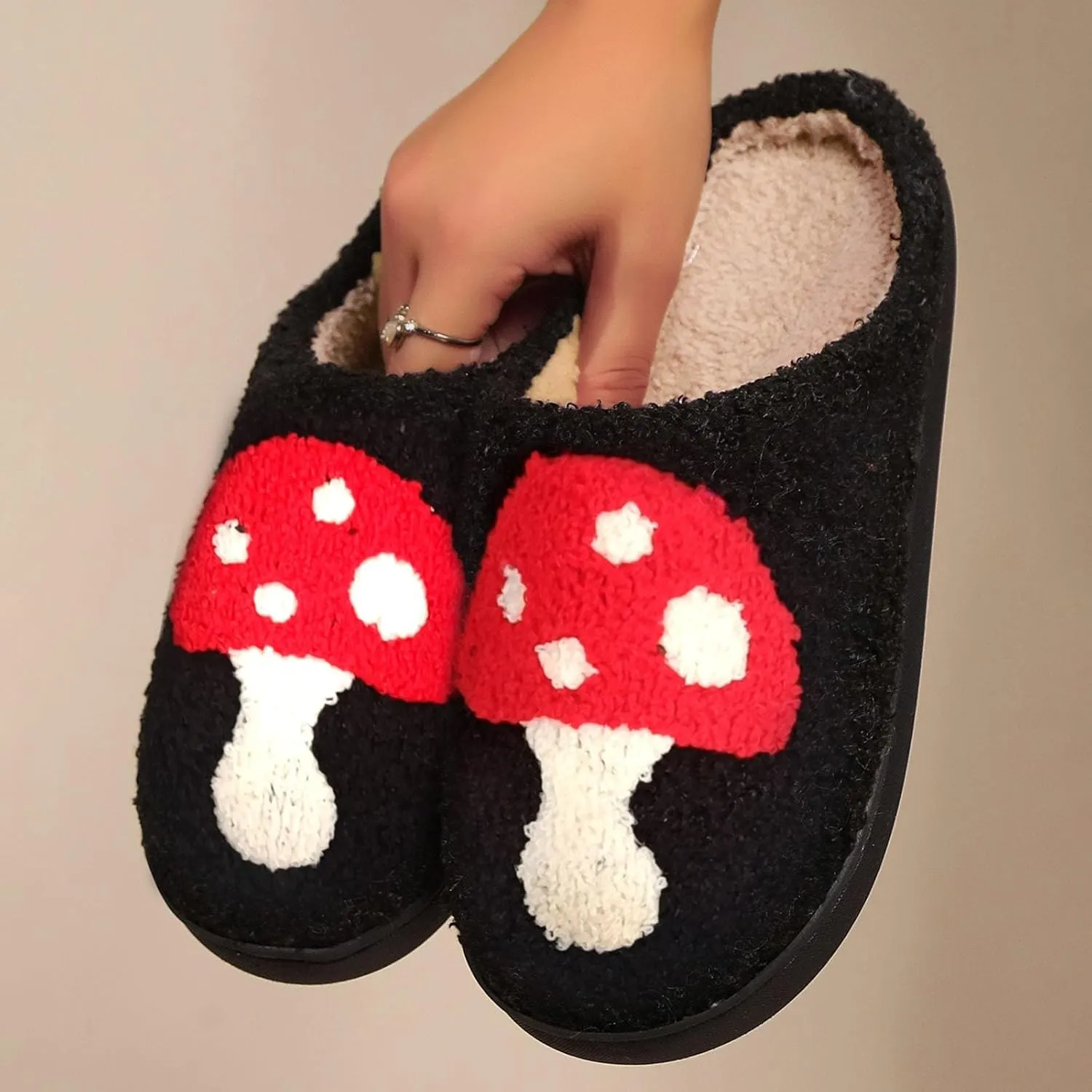 Cute Cotton Slippers Indoor Slipper And Plush Shoes Shoes Cozy Comfy Slippers for Home Ruffle Slides for Women