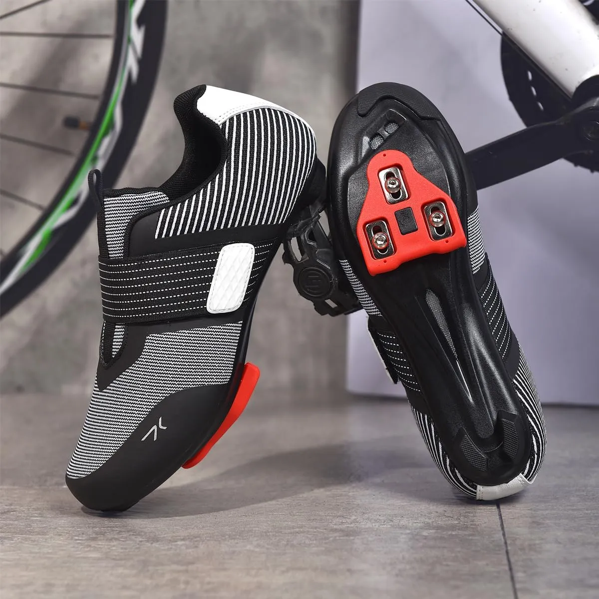 Cycling Shoes for Men and Women Road Bike Compatible with Peloton Pre-Installed with Delta Cleats Bicycle Riding Footwear Shoes