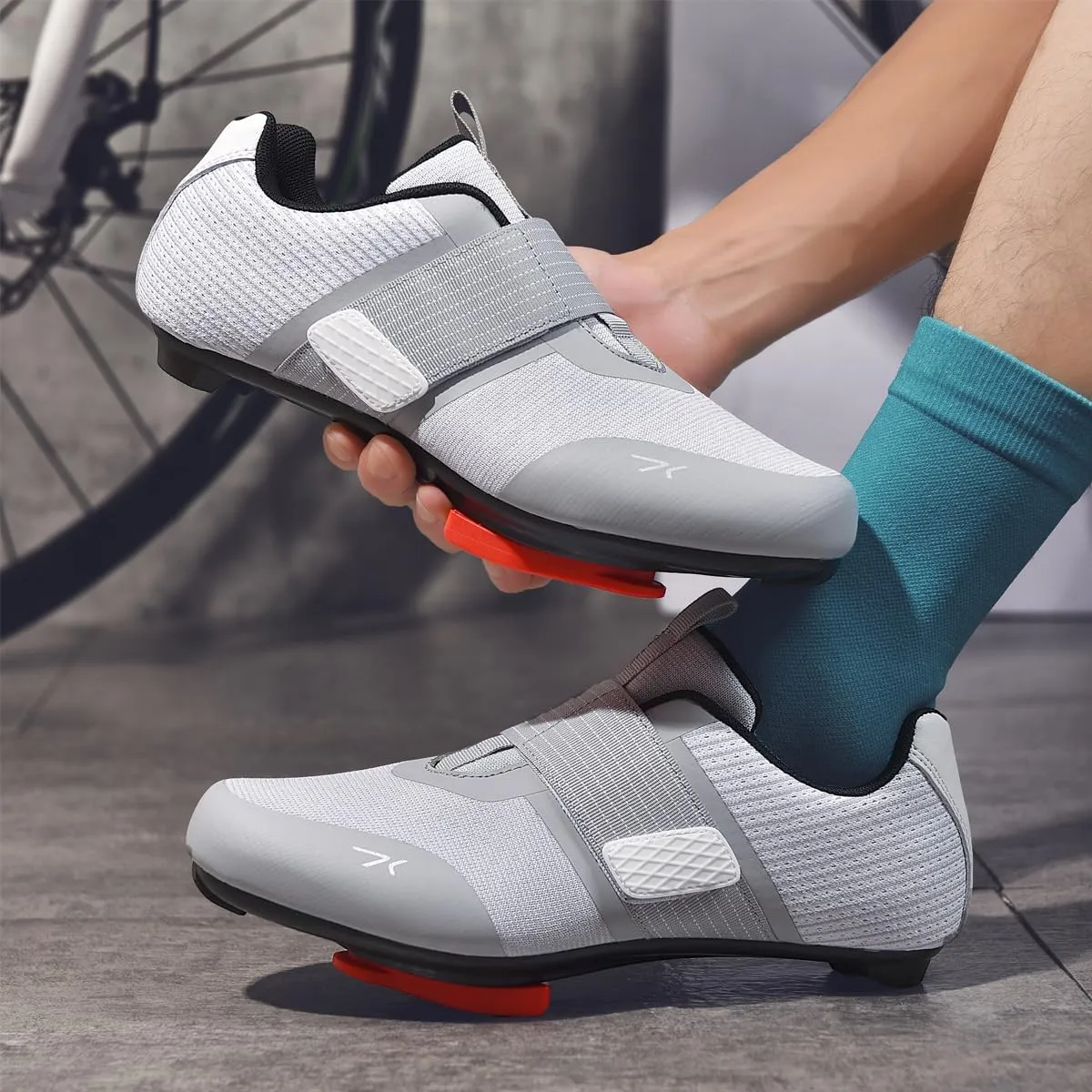 Cycling Shoes for Men and Women Road Bike Compatible with Peloton Pre-Installed with Delta Cleats Bicycle Riding Footwear Shoes