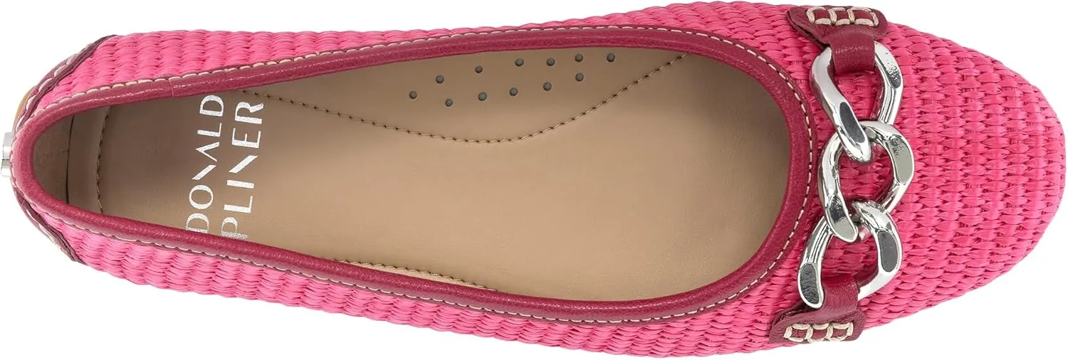Donald Pliner Women's Raya Ballet, Luxury, Slip-On Shoes, Womens Flats, Comfortable & Stylish, Casual, Work, Ballet Flats