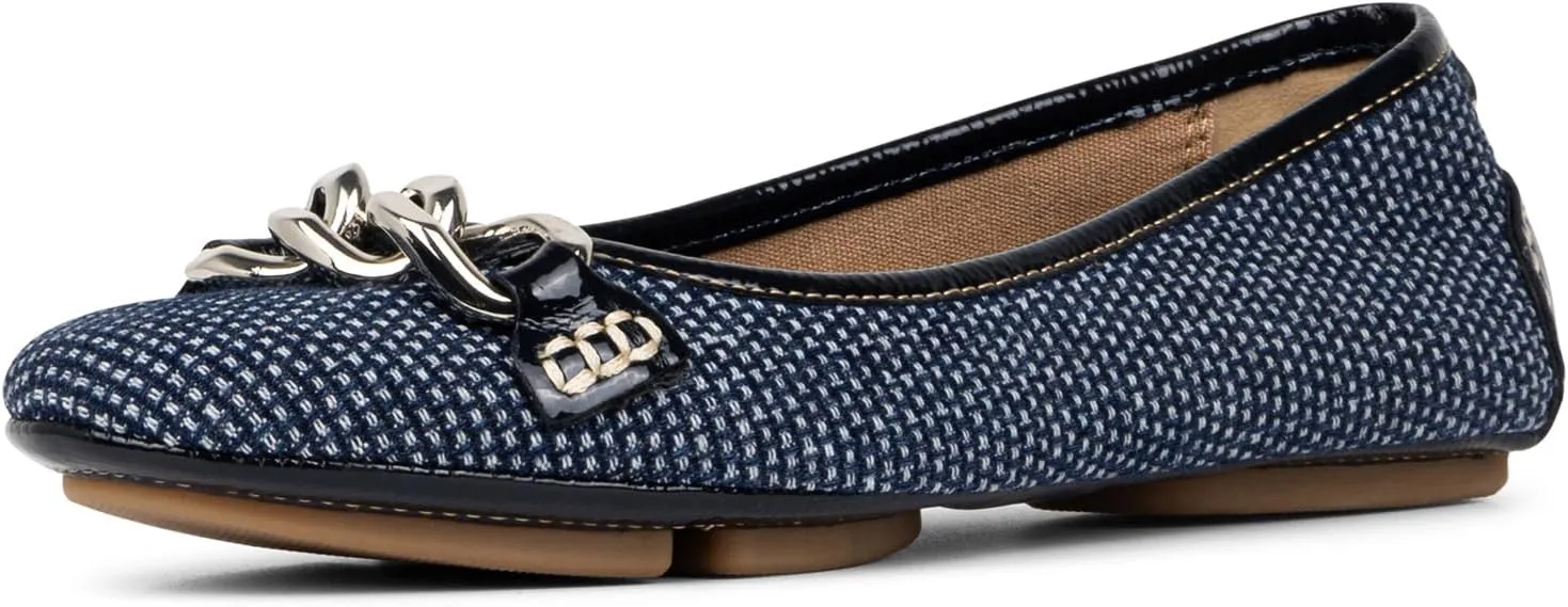 Donald Pliner Women's Raya Ballet, Luxury, Slip-On Shoes, Womens Flats, Comfortable & Stylish, Casual, Work, Ballet Flats