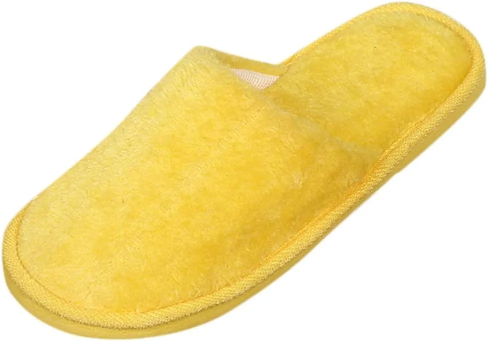 Fuzzy Slippers for Women Soft Plush Non-Slip House Slippers Ladies Fuzzy Bedroom Slipper Non-Slip Sole Shoes