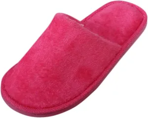 Fuzzy Slippers for Women Soft Plush Non-Slip House Slippers Ladies Fuzzy Bedroom Slipper Non-Slip Sole Shoes