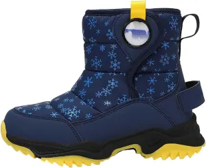 Girls Boys Snow Boots Outdoor Warm Comfortable Non Slip Mid Calf Padded Small Big Kids Winter Girls Knee High Snow Boots