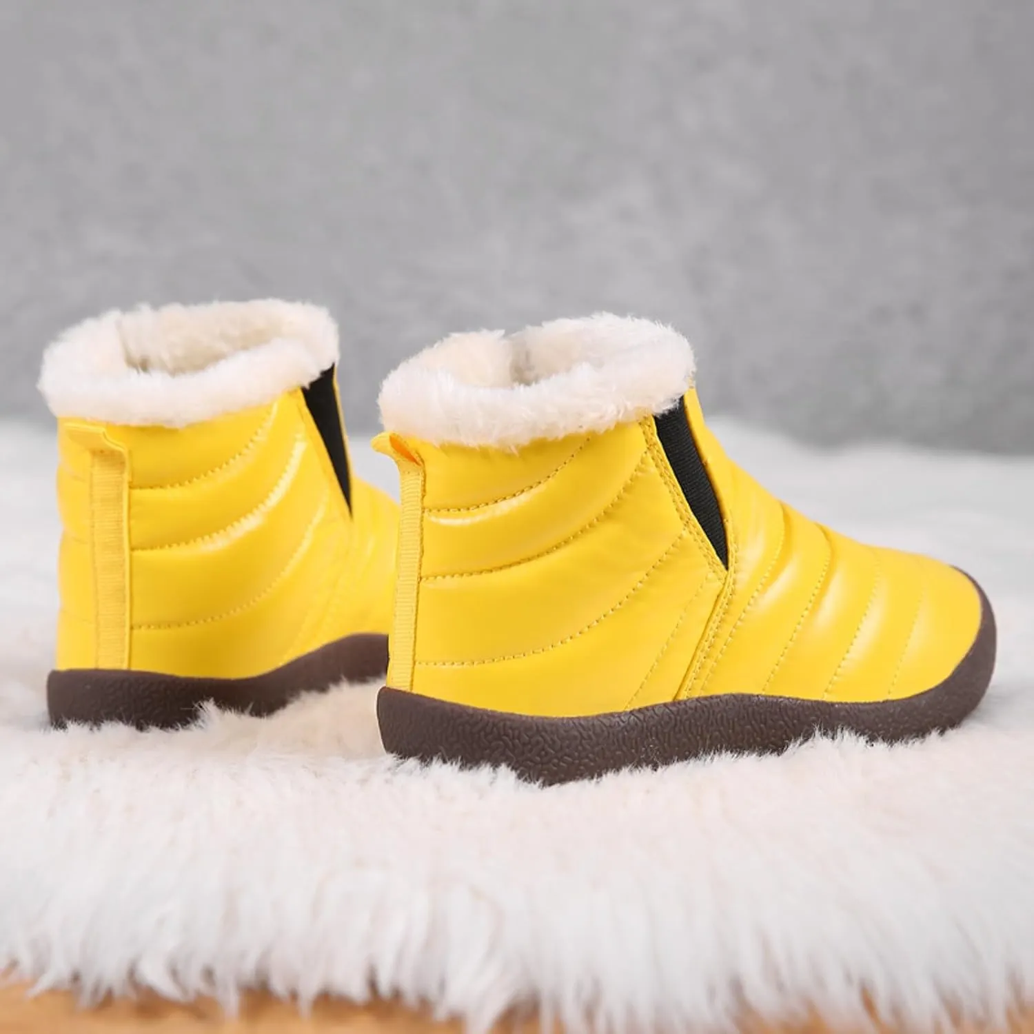 Girls' Boys' Snow Boots Winter Boots Cozy Fleece Snow Boots Warm Shoes Outdoor Short Booties Winter Snow Boot