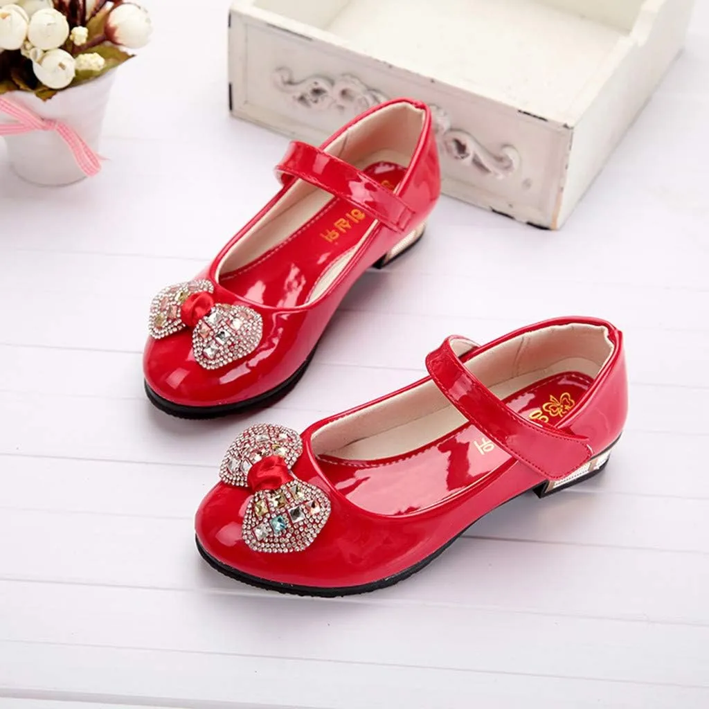 Girls Dress Shoes Mary Jane Shoes for Girls Flower Girl Shoes for Party Wedding School Low Heel Flats