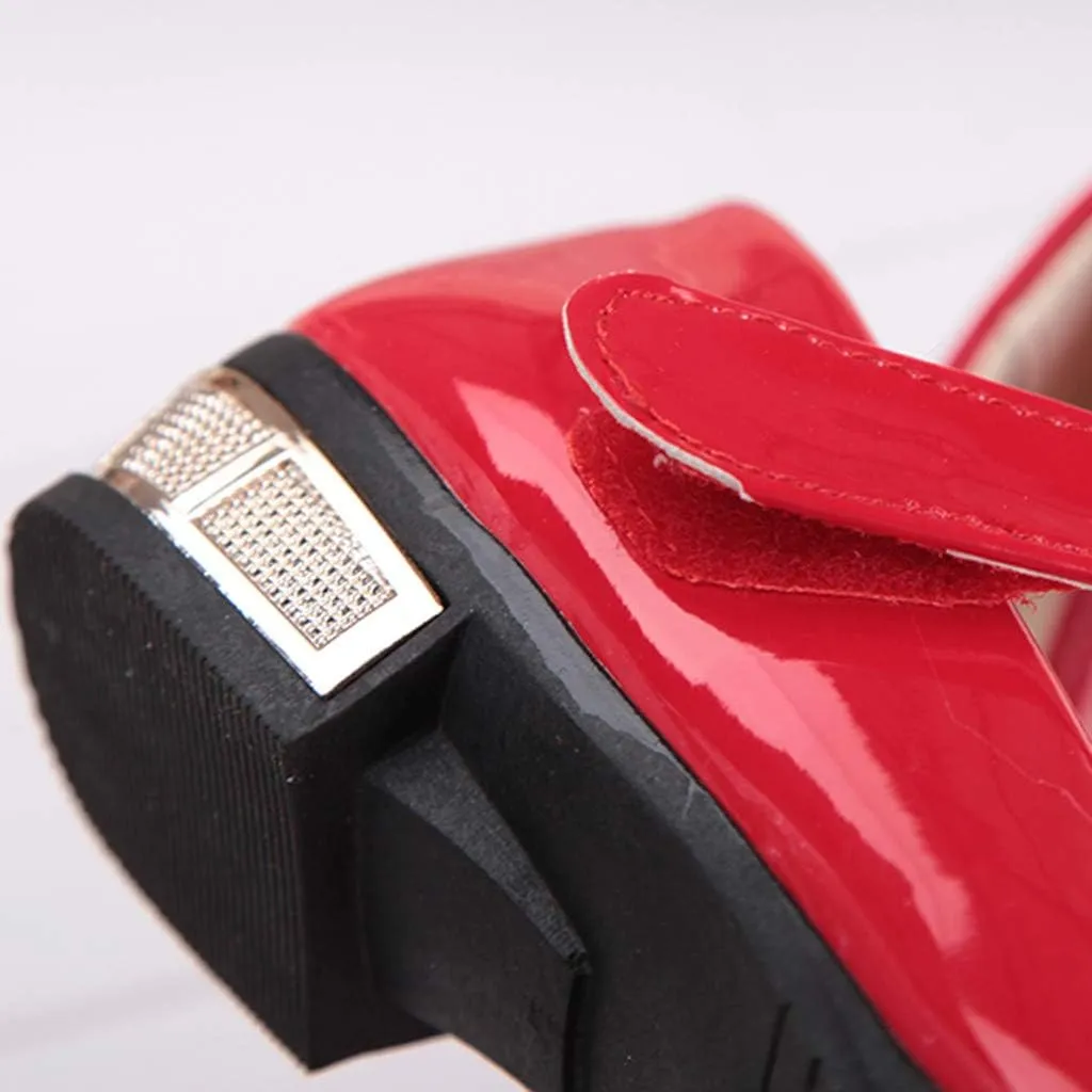 Girls Dress Shoes Mary Jane Shoes for Girls Flower Girl Shoes for Party Wedding School Low Heel Flats