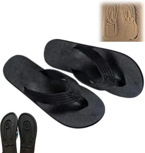 Hidden Shaped Flops, Hidden Pencil Flip Flops Funny Print Flip Flops for Women Men, Spoof Beach Flip Flop