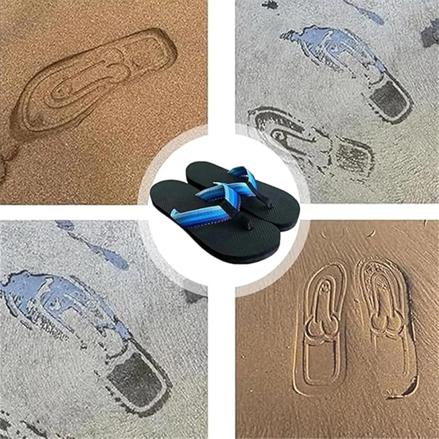 Hidden Shaped Flops, Hidden Pencil Flip Flops Funny Print Flip Flops for Women Men, Spoof Beach Flip Flop