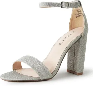 J. Adams Shirley Heels for Women - Ankle Strap High Heel Dressy Sandals