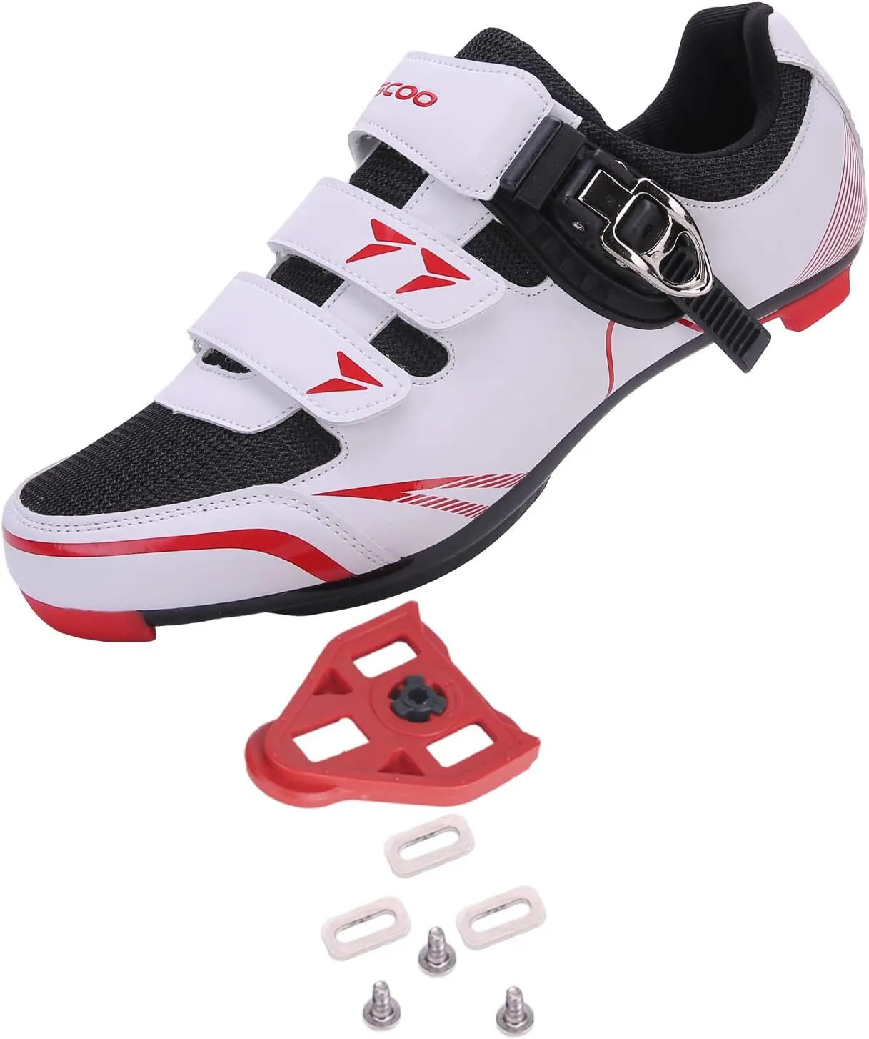 KESCOO Mens Womens Cycling Shoes Compatible with Peloton Bike Shoes and Delta Cleats Pre-Installed, Clip in Road Bike Riding Racing Biking Shoes Perfect for Indoor Outdoor