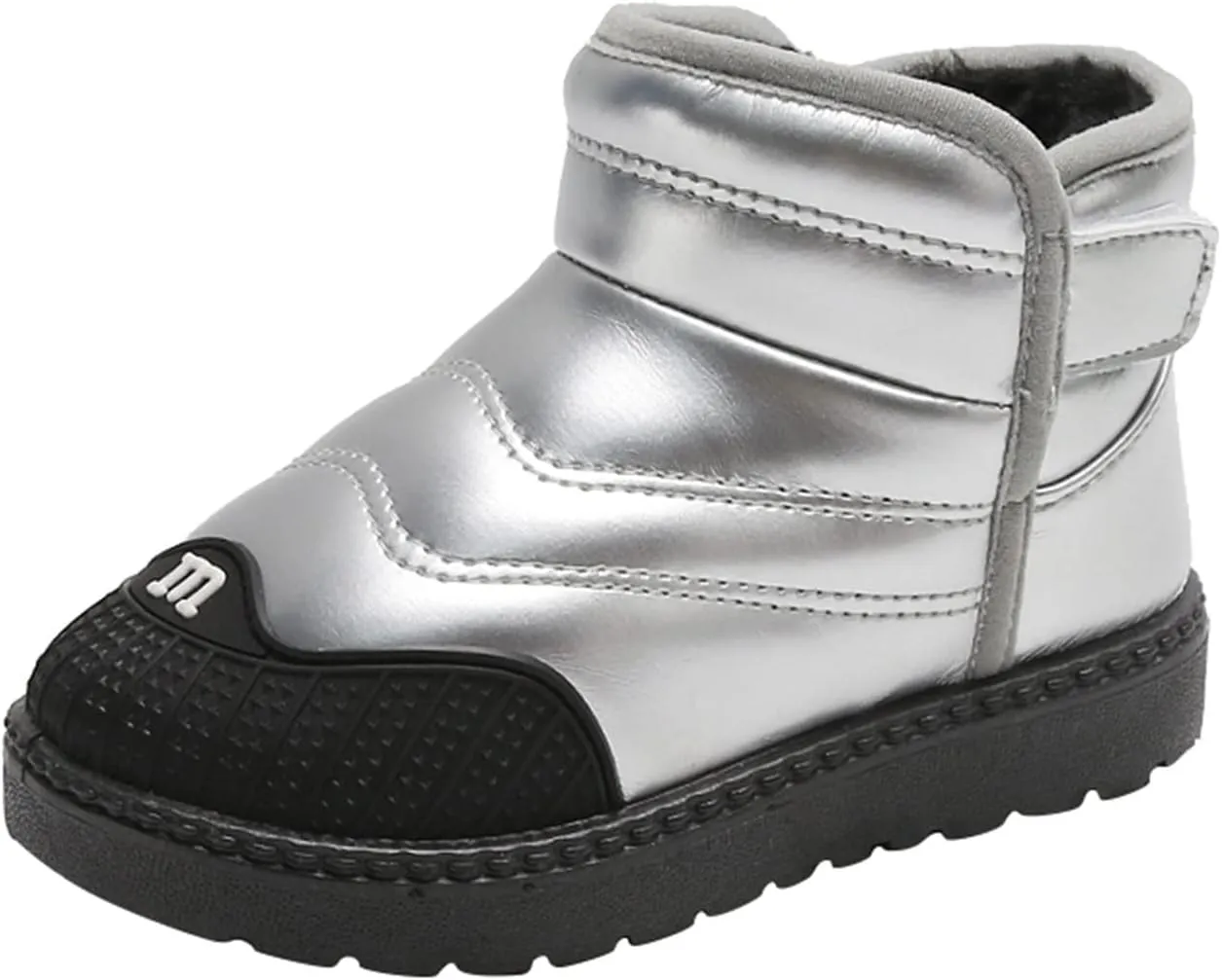 Kids Ankle Boots Baby Shoes Toddler Boots Fashion Soft Bottom Toddler Shoes Plus Velvet Thick Non Slip Walking Boot