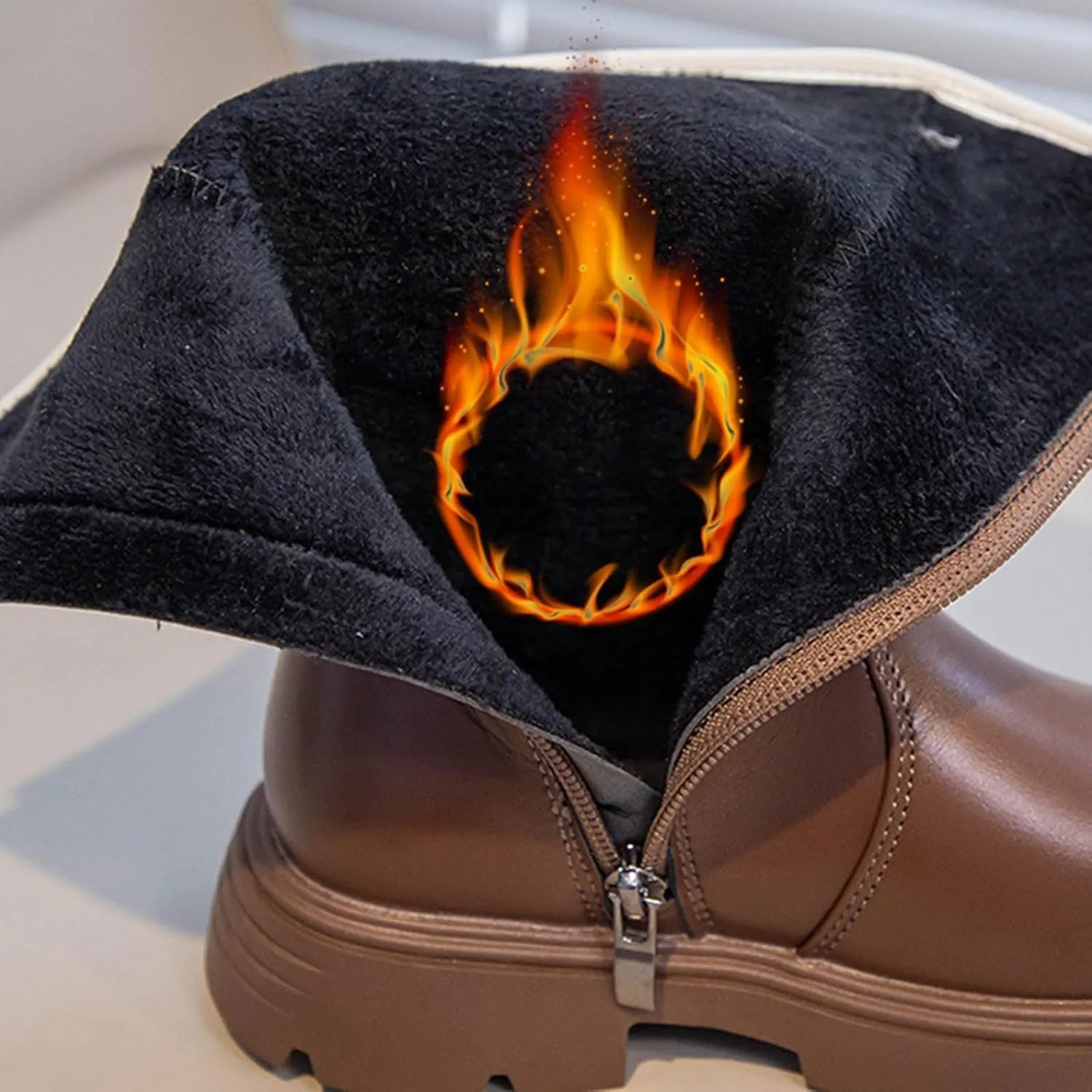 Kids Ankle Boots Fashion Autumn And Winter Children Boots Boys And Girls Ankle Boots Thick Soles Non Slip Walking Boot