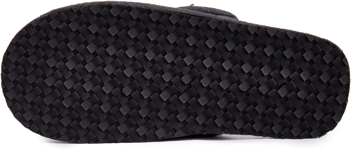 Lucky Brand Boy's Fleece Clog Micro Suede Tab Slippers  Warm and Comfortable Indoor Footwear