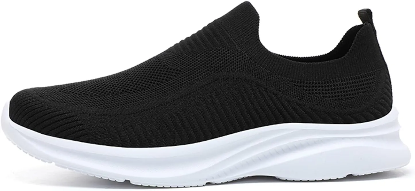 Men Sports Shoes Fashionable and Simple Solid Color New Pattern Summer Mesh Breathable Slip On Mens Sneaker Shoes