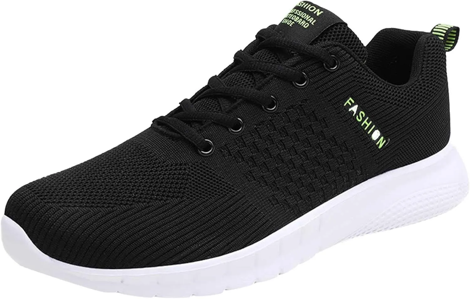 Men Sports Shoes Fashionable Color Matching Mesh Breathable and Comfortable Lace Up Flat Mens Sneaker Socks Shoes