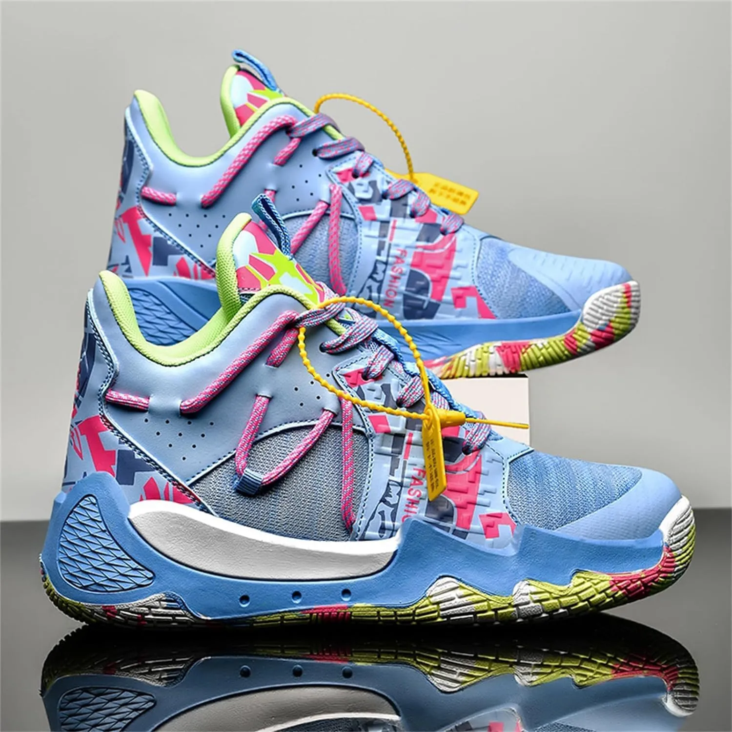 Mens Basketball Shoes Breathable Running Shoes Non Slip Outdoor Youth Fashion Sneakers Sport Trainer Tennis Shoes