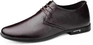 Men's Classic Lace-up Oxfords Shoes Vintage Derby Shoes Mens Patent Leather Formal Business Dress Shoes