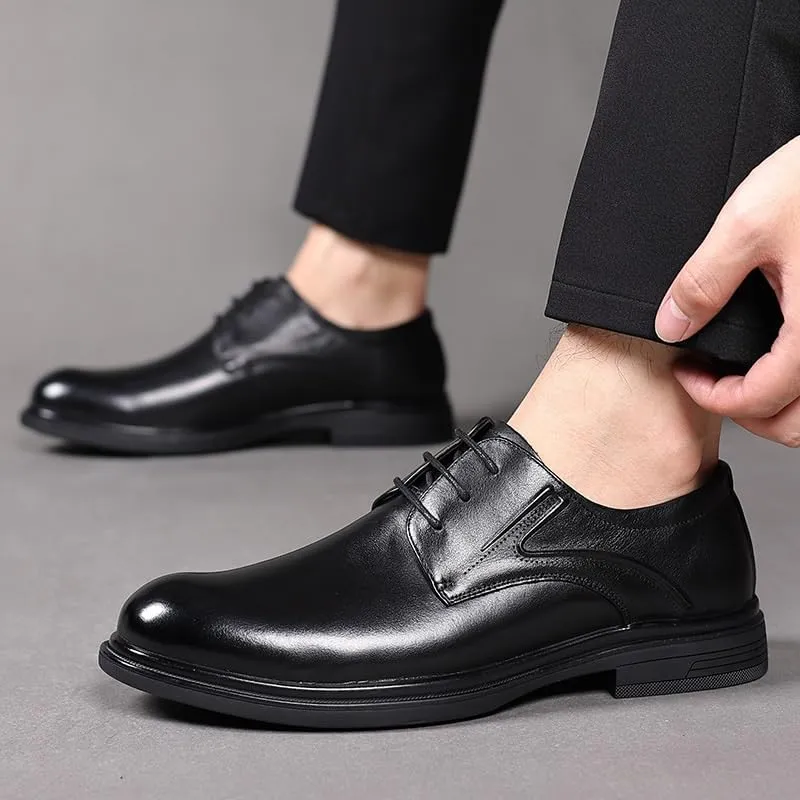 Men's Dress Shoes Fashion Comfort Business Derby Shoes Mens Classic Lace-up Formal Oxfords Shoes