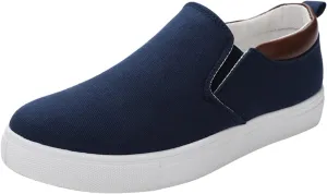 Mens Fashion Solid Color Canvas Flat Bottom Comfortable Running Casual Shoes Casual Chukka Boot Shoes