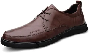 Men’s Patent Leather Formal Oxfords – Lace-Up Dress Shoes for Wedding Prom Business