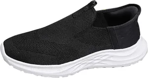 Mens Running Shoes Winter Casual Slip On Shoes Brown Sneakers Men's Athletic Sneakers Lightweight Breathable Steel Toe Tennis Shoe White Loafers