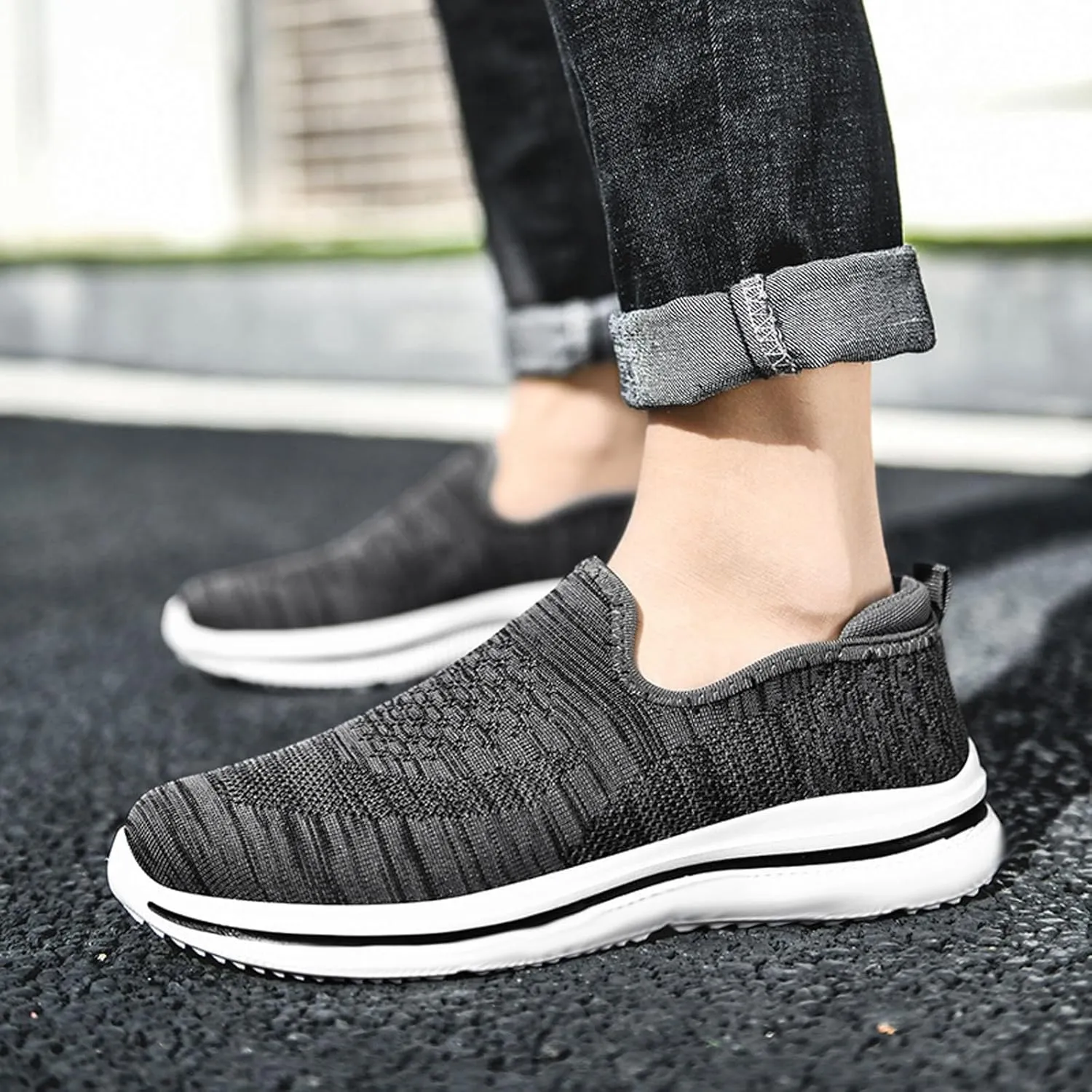 Men's Shoes Mens Slip on Shoes Sneaker for Men Walking Shoe for Men Lightweight Breathable Sneaker