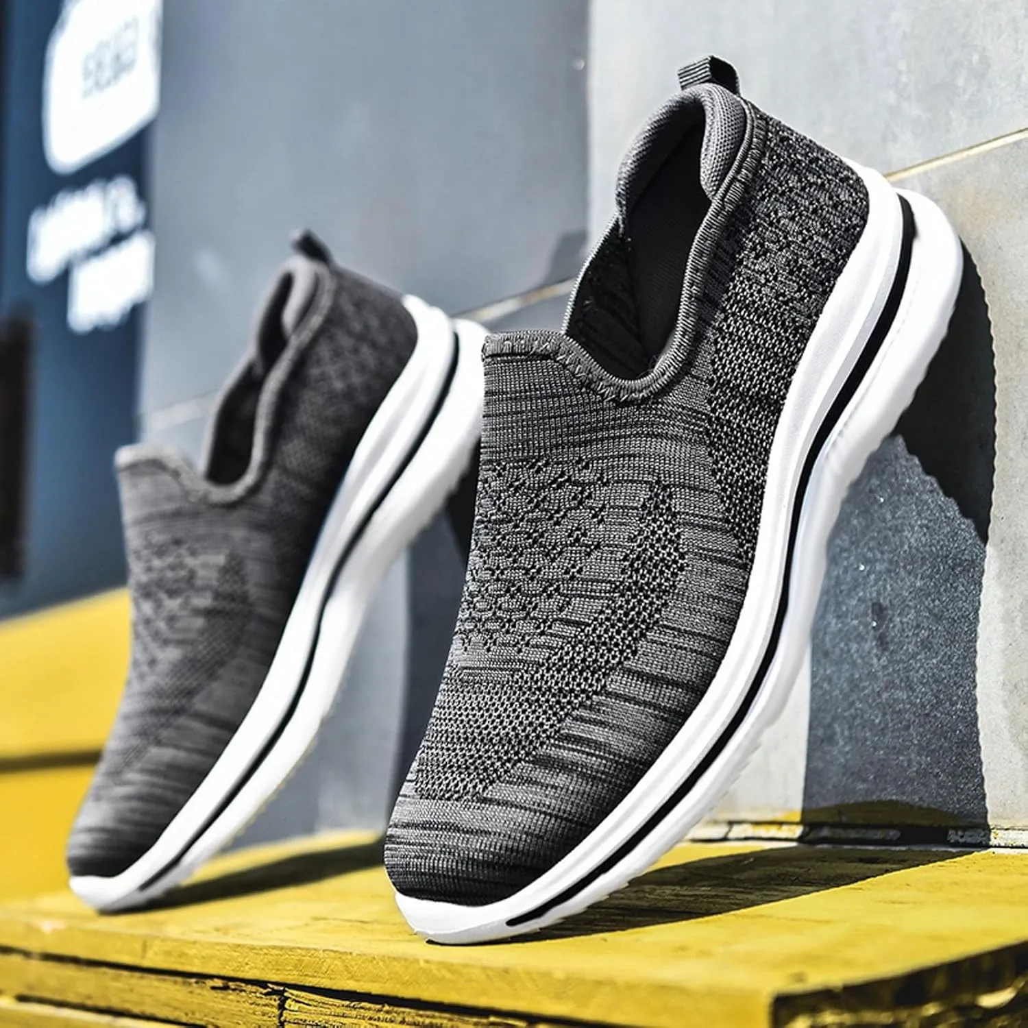 Men's Shoes Mens Slip on Shoes Sneaker for Men Walking Shoe for Men Lightweight Breathable Sneaker