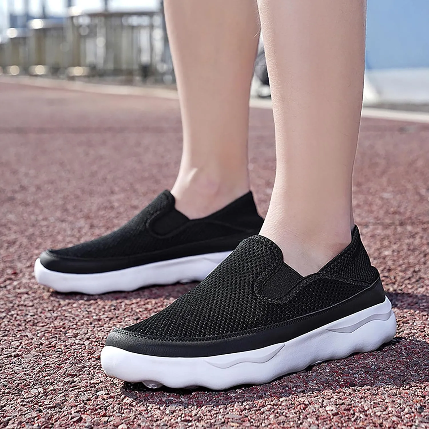 Men's Shoes Mens Tennis Shoes Slip on Shoe for Men Walking Shoe for Men Lightweight Athletic Gym Sneaker