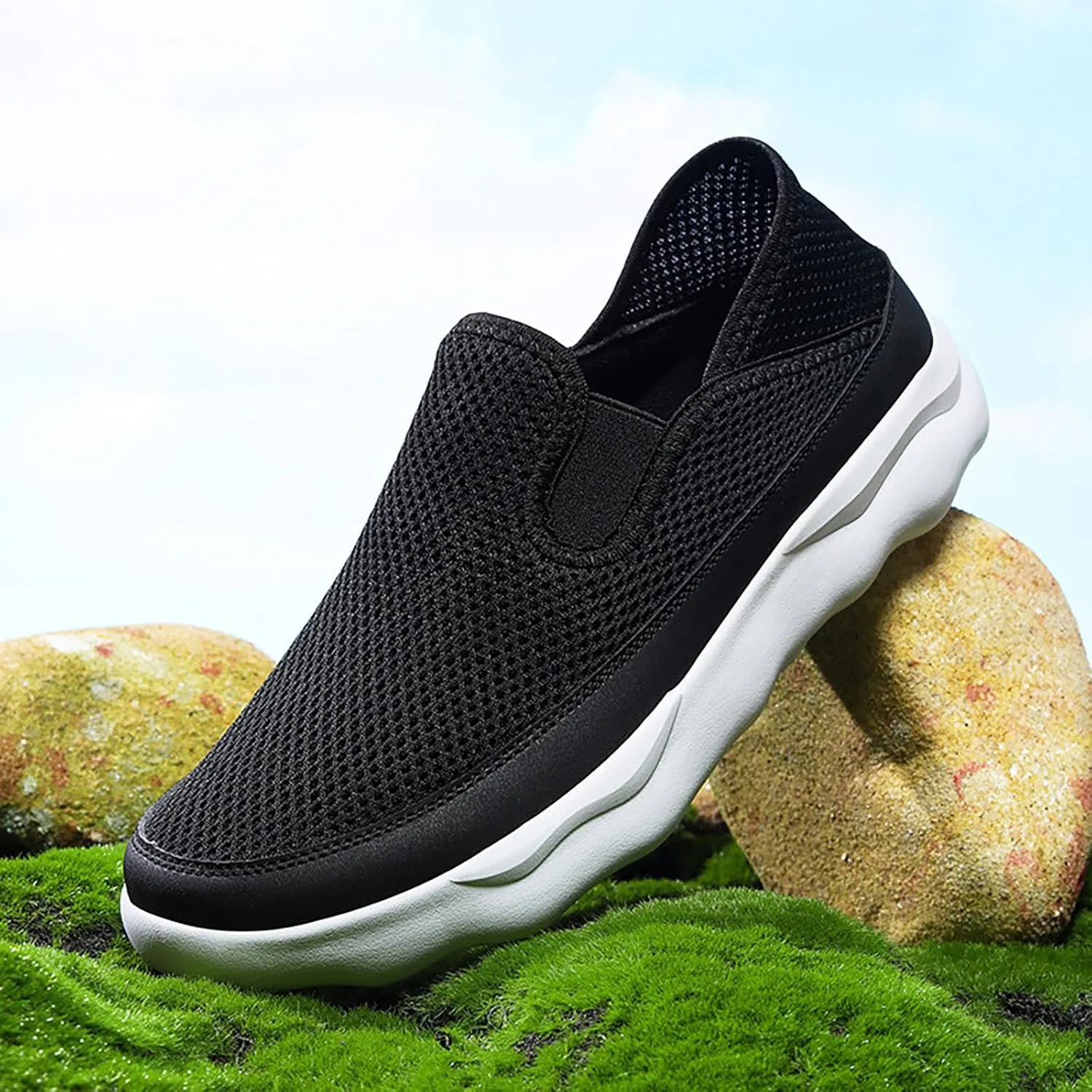 Men's Shoes Mens Tennis Shoes Slip on Shoe for Men Walking Shoe for Men Lightweight Athletic Gym Sneaker