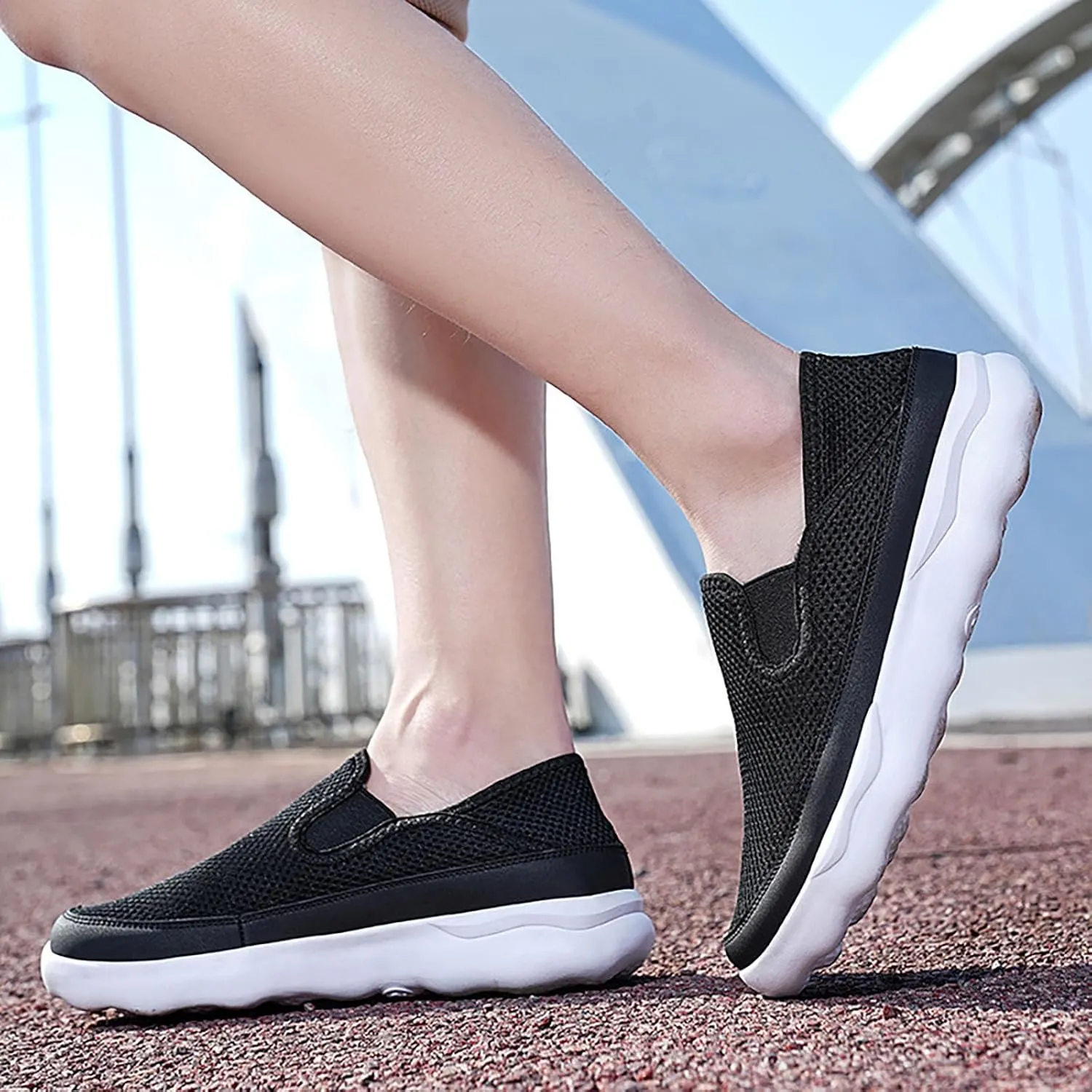 Men's Shoes Mens Tennis Shoes Slip on Shoe for Men Walking Shoe for Men Lightweight Athletic Gym Sneaker