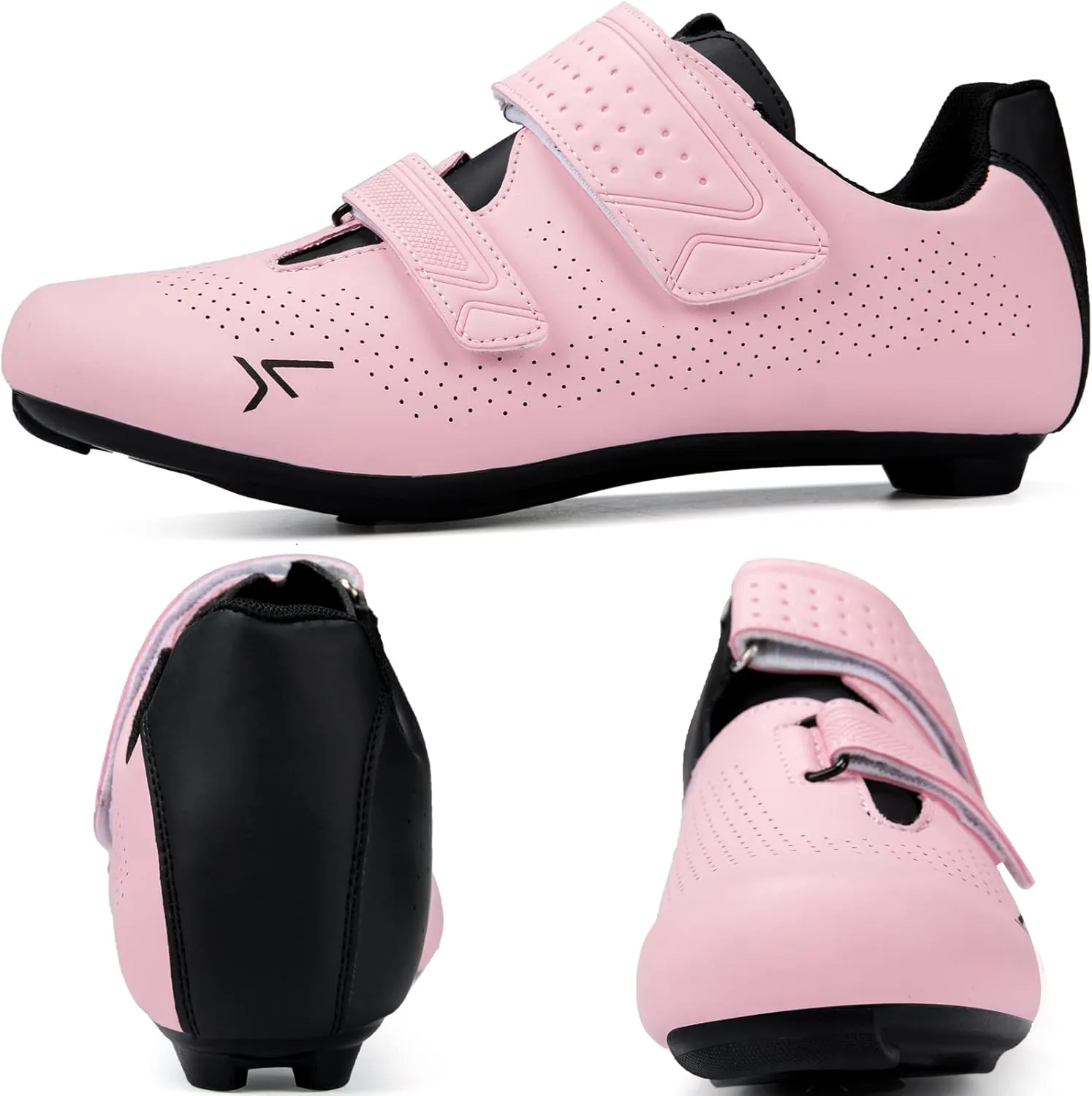 Mens Womens Cycling Shoes Compatible with Peloton Road Bike Riding Bicycle Pre-Installed Delta Cleats