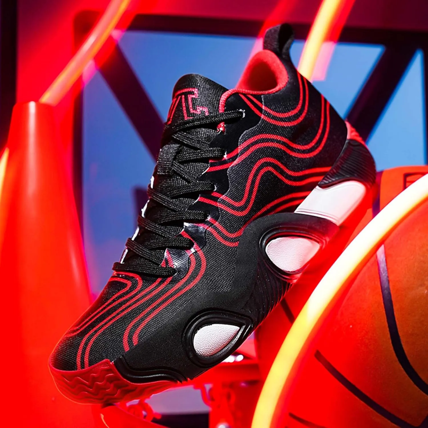 Men's Women's Training Competition Professional Basketball Shoes Jumping Fast Landing Stable Sports Shoes