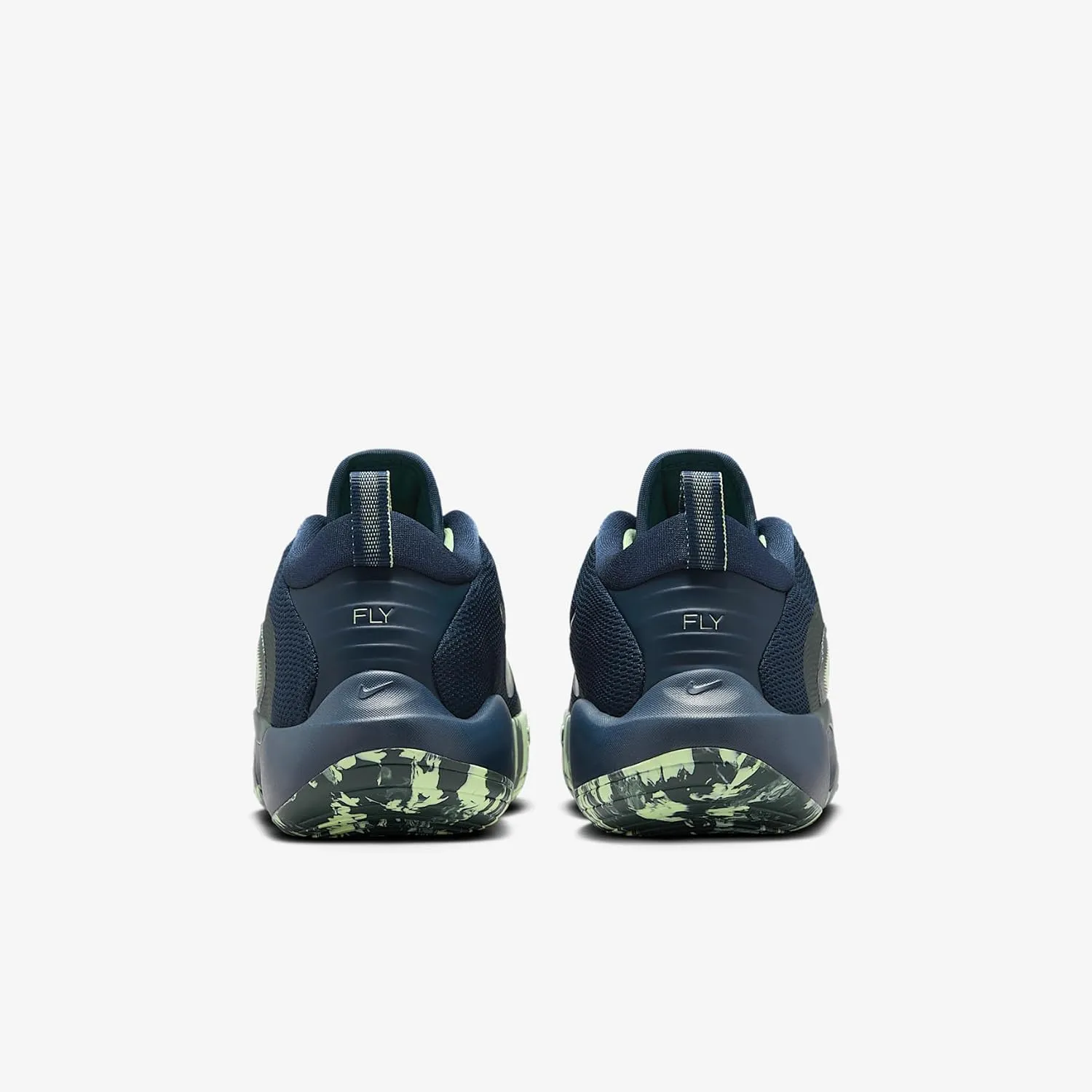Nike IsoFly Big Kids' Basketball Shoes (FN4384-401, Armory Navy/Vintage Green/Barely Volt)
