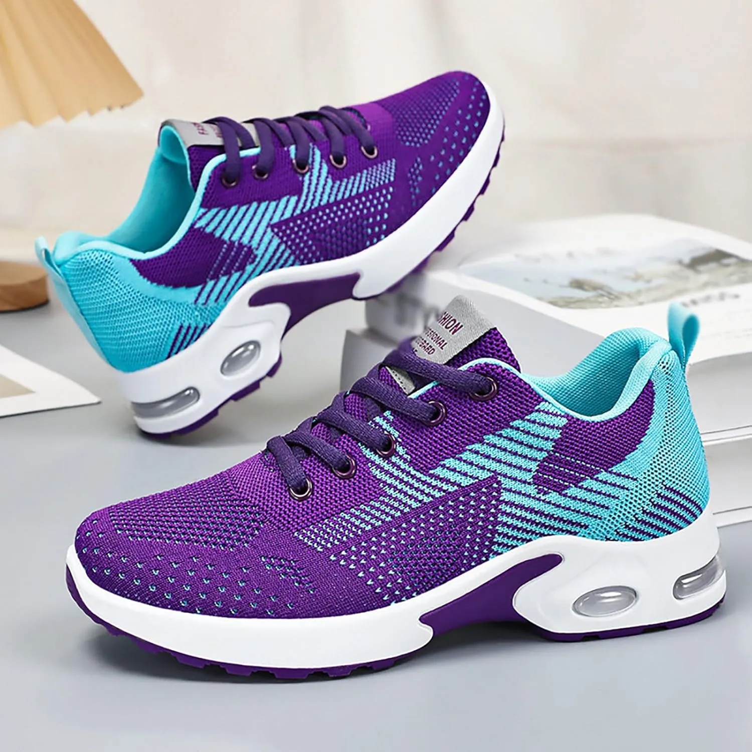 Orthopedic Shoes for Women Running Walking Fashion Strappy Volleyball Shoe Canvas Mesh Knit Low Top Casual Shoes