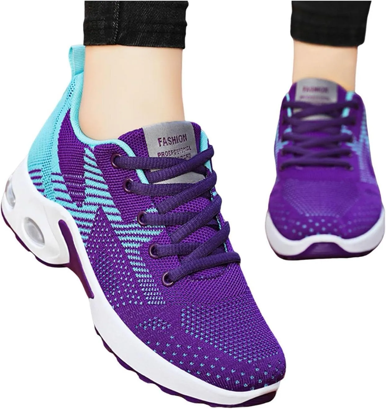 Orthopedic Shoes for Women Running Walking Fashion Strappy Volleyball Shoe Canvas Mesh Knit Low Top Casual Shoes