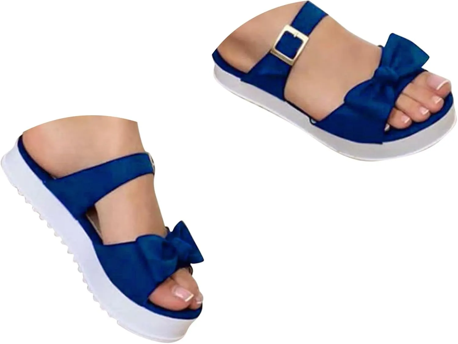 peqiut Sandals for Women 2024 Slip on Casual Walking Shoes Hiking Sandals Women Breathable Womens Sandals with Arch Support