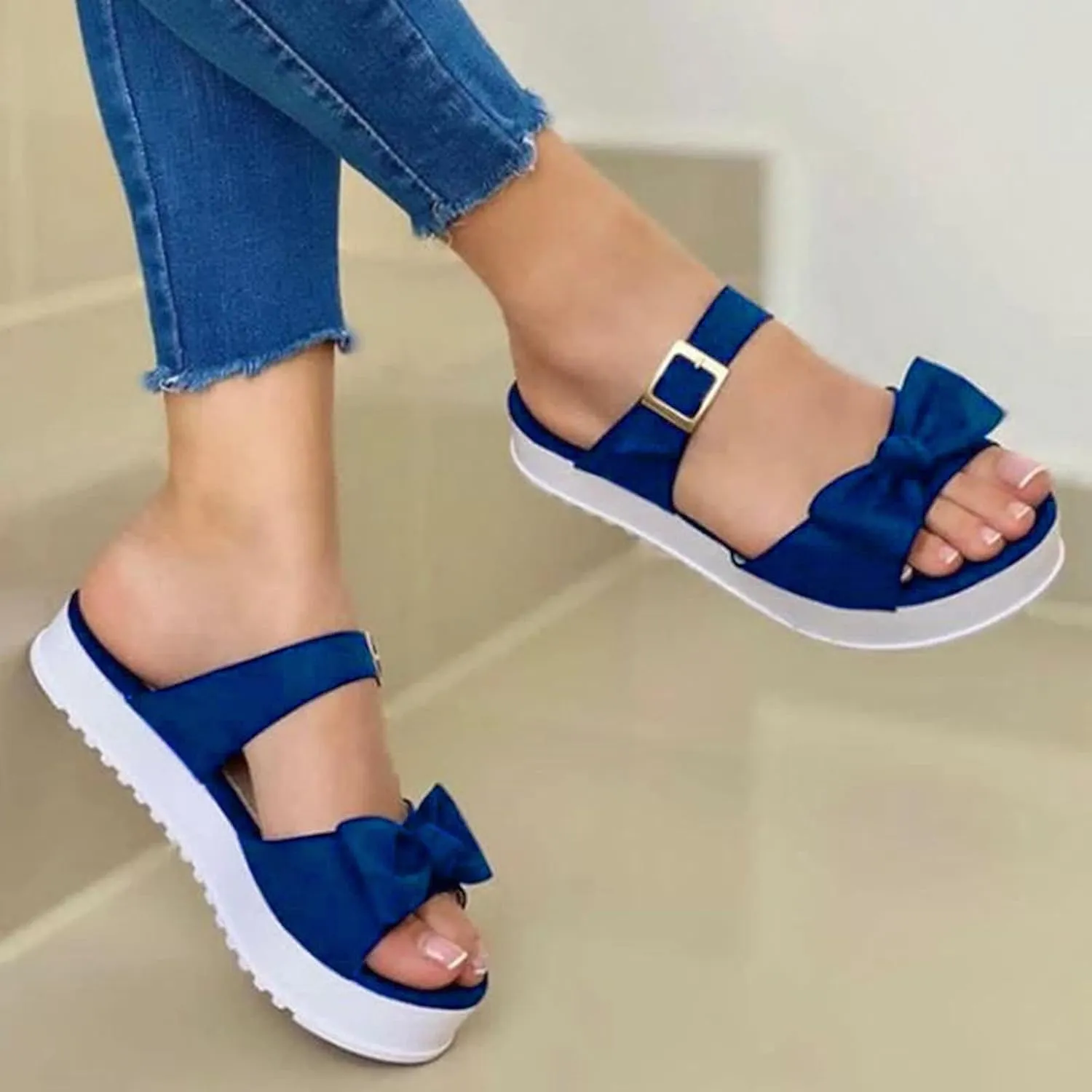 peqiut Sandals for Women 2024 Slip on Casual Walking Shoes Hiking Sandals Women Breathable Womens Sandals with Arch Support