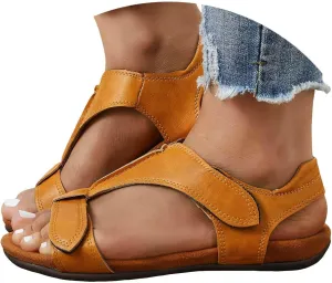 peqiut Sandals for Women 2024 Slip on Casual Walking Shoes Hiking Sandals Women Breathable Womens Sandals with Arch Support